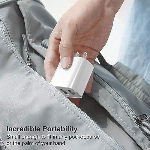 USB C Fast Charger Multiple - 100W 6 Ports USB C Phone Jack, Multi-Power Adapter Type C for iPhone 16 15 14 13 12 11 Pro Max X XS XR 8 7 6S Plus Mini SE, Samsung Galaxy Lime — view 5