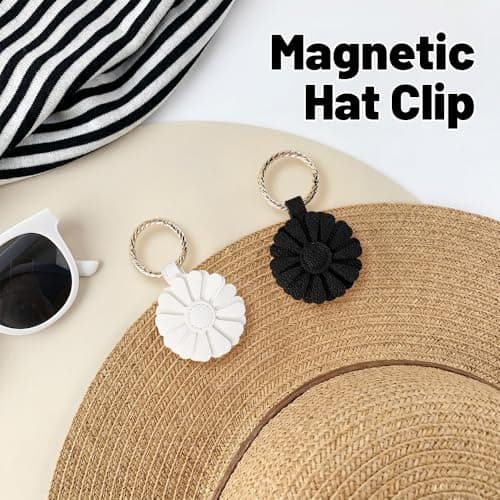 EACHPT Hat Clip for Bag Travel, Strong Magnetic Hat Cip 2Pcs for Travel Handbag Backpack Luggage Womens Travel Accessory, Hat Clip for Hanging Sun Hat Baseball Cap Sunglasses Car Key (C) — view 5