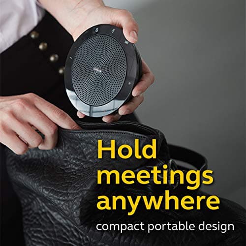 Jabra Speak 510 Speaker Phone - Unified Communications Certified Portable Conference Speaker with USB – Connect with Laptops, Smartphones and Tablets — view 4