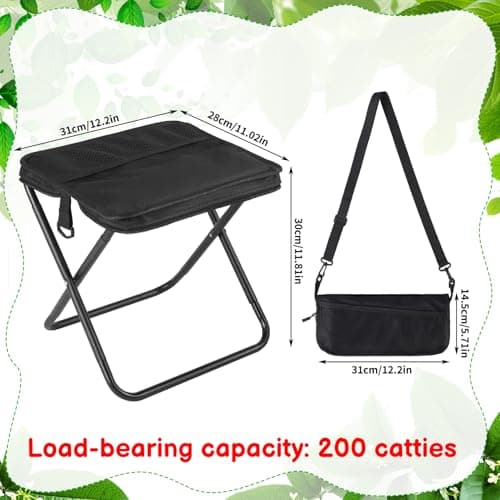 Meng Jiaran 2Pcs Portable Foldable Backpack Stool for Camping — view 2