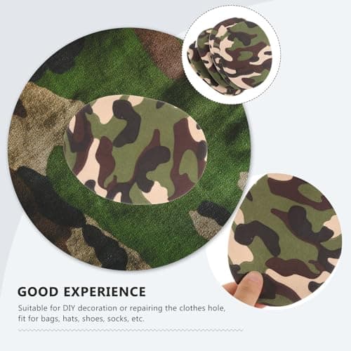 10pcs Camouflage Clothing Repair Patches for Sewing and Iron-on — view 3