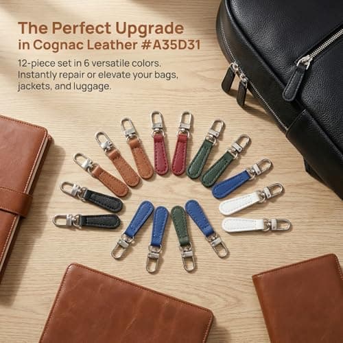 12 Pcs Zipper Pull Replacement, Detachable Zipper Repair Kit — view 4