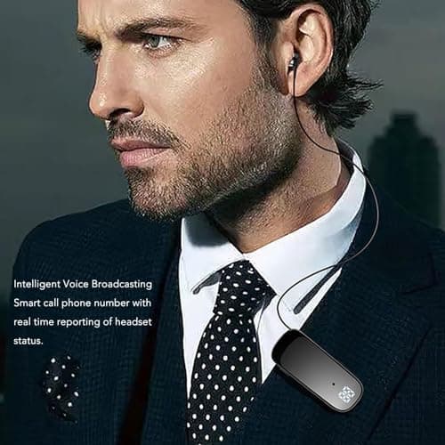 Vistreck Retractable Headphones for Comfort and Convenience (Black) — view 4