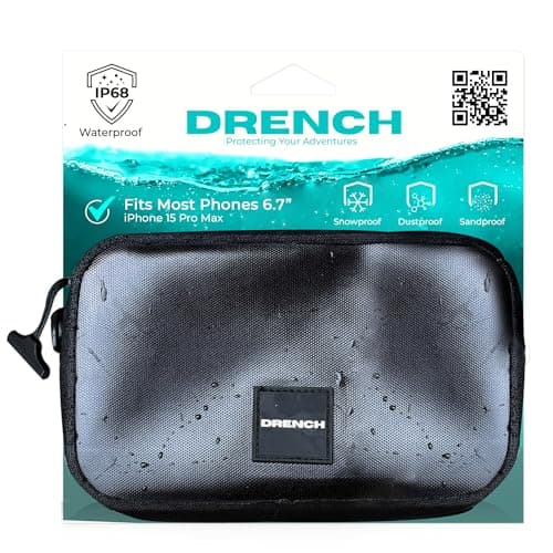 Drench Waterproof Phone Pouch Crossbody Bag | IPX8 Floating Waterproof Phone Case with Adjustable Strap | Dry Bag for Swimming, Snorkelling, Kayaking, Beach, Travel & Holiday Essentials — view 6