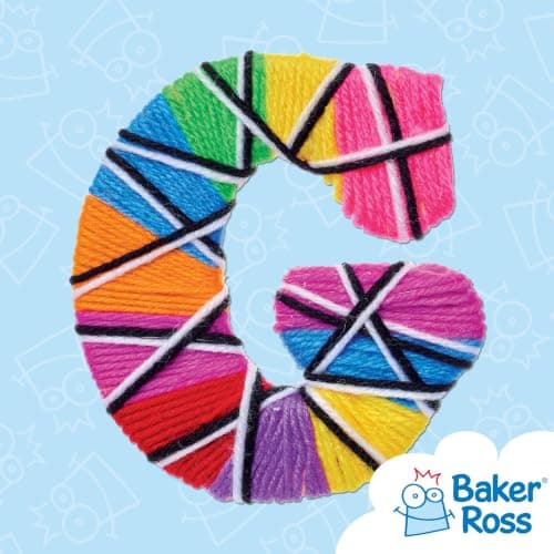 Baker Ross AG238 Coloured Wool Value Pack - Pack of 10 Bundles, 10g Each, 3mm Thick, Assorted Colours, Yarn, Knitting, Crochet — view 4