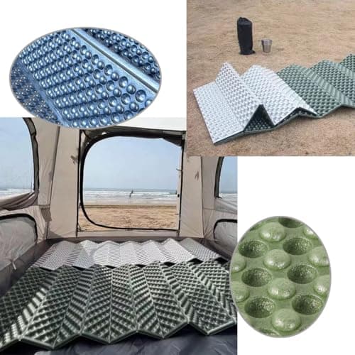 Foldable Camping Mat, Closed Cell Foam Sleeping Mats in Tent, Aluminium Film Insulation Ground Mats for Backpacking, Reflective Mat — view 6