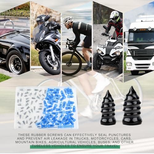 BOUBONI 35/70/100 Pcs Tire Repair Rubber Nail Self Tapping Tyre Repair Screws Tools for Trucks Motorcycles Cars and Other Vacuum Tire Vehicles (35) — view 6