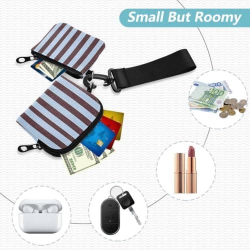 Dual Coin Purse Credit Card Holder Wallet, Identity Card Protector — view 2