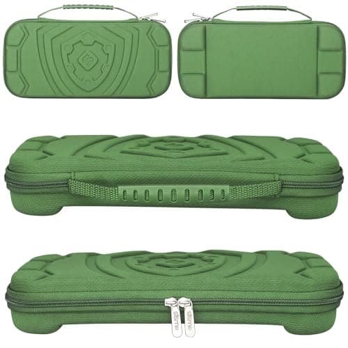 sisma Slim Carrying Case Compatible with Nintendo Switch 2 Console, Hard Shell Travel Protective Case Switch2 Thin Pouch Game Card Holders & Accessories Pocket -ArmyGreen Special Edition — view 6