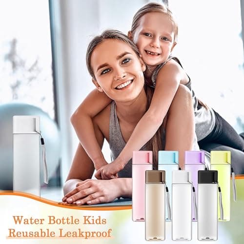 35Pcs Plastic Water Bottles Bulk 500ml, Reusable Leak Proof Drink Bottles — view 3