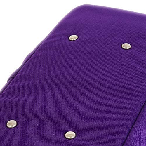 Yoga Studio Yoga Kit Bag | YKK Full Zipp Fastening Carrier Equipment Bag | Cotton Yoga & Pilates Unisex Mat Bag with Storage Pocket Compartments for Mats & Accessories | Fits Most Mat Sizes - Purple — view 5