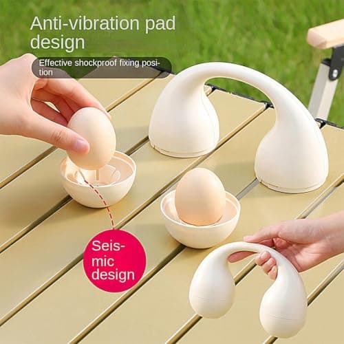 Egg Holder – Earphone Design 2 Grid Portable Egg Carrier Case — view 4