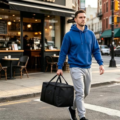 40L Insulated Bag/Waterproof Takeout Cooler Bag/Picnic/Pizza/Car Food Bag — view 5