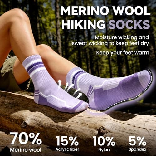 Supertrip Merino Wool Hiking Socks Women — view 4
