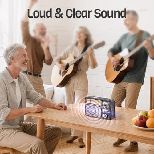 PRUNUS J-139 Portable Radio AM/FM/SW, Solar Radio,Transistor Radio — view 6