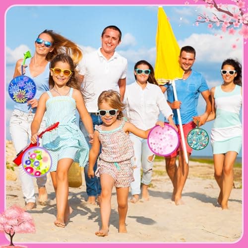 Grantop 8Pcs Japanese Style Foldable Fan Set,Summer Round Folding Hand Fan,Portable Handheld Folding Fan for Festival Costume Party Wedding Gifts Home Decor Home Office — view 6