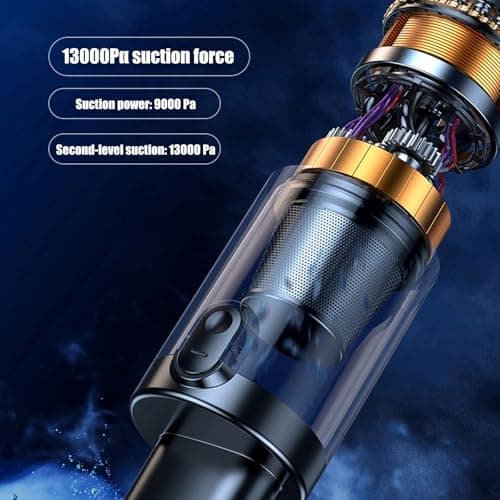 Tsophreniq Automotive Handheld Robust Suction All Metal Construction Cordless Convenience Multi Tools for Travel Pack of 1 Travel Vac — view 5