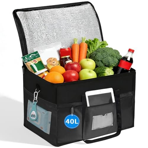 YINKIGI 40 L Large Cool Bag, Insulated Soft Cooler Bag Reusable