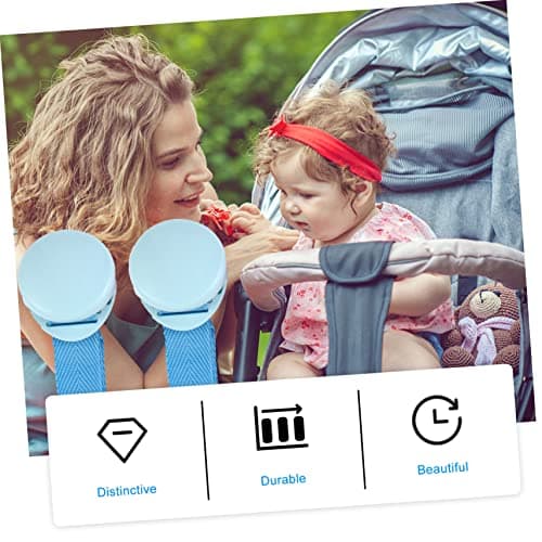 Baby Stroller Blanket Clip 4pcs Portable ABS Polyester Holder — view 5