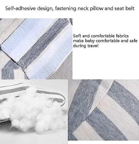 Kids Car Travel Pillow Car Seat Belt Cushion Child Head Neck Support Pillow Baby Seat Belt Protector Toddler Neck Pillow Headrest Boys Girls Travelling Sleeping Pillow For Car Seat Pushchair Train — view 5