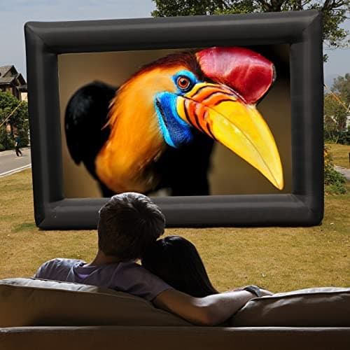 staelea 16ft Inflatable Movie Projector Screen, Indoor and Outdoor Projector Screen with Carry Bag for Front and Rear Projection — view 5