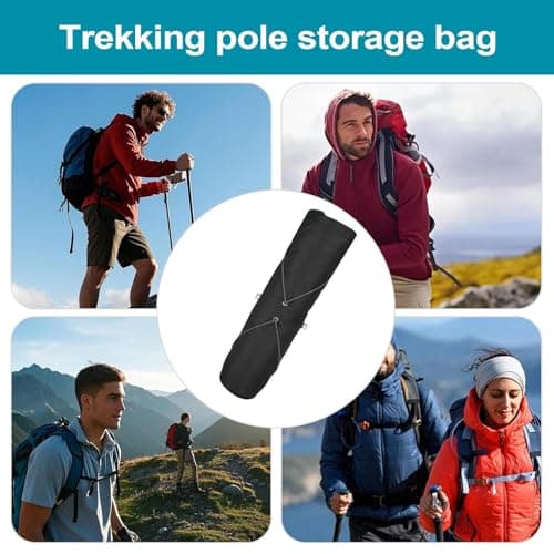 Trekking Pole Quiver Portable Foldable Replacement Hiking Accessories — view 4