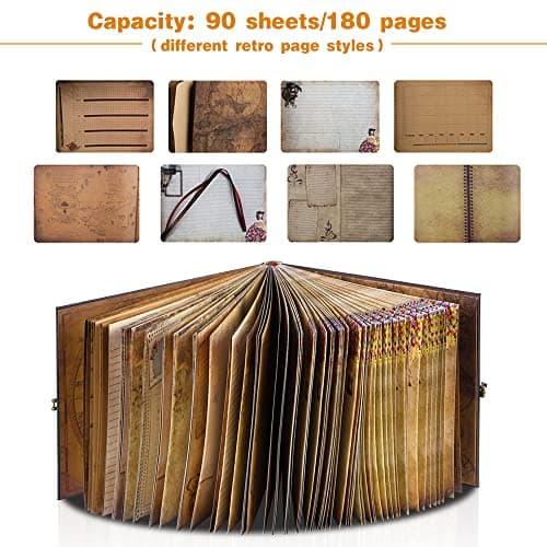 Our Adventure Scrapbook with 180 Pages Embossed Words Hard Cover Travel Book, Guest Book for Anniversary, Christmas, Valentine's, Wedding, Baby — view 4