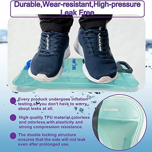 TANNOZHE Hydration Water Bladder-Leak Proof-BPA Free Hydration Pack Replacement-Sports Travel Reservoir Bag Pack Hiking Outdoor-2Litre Blue — view 6