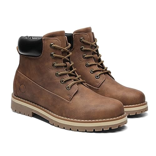 Bruno Marc Mens Snow Boots Ankle Hiking,Size 7,Brown,SBSB226M-E — view 5