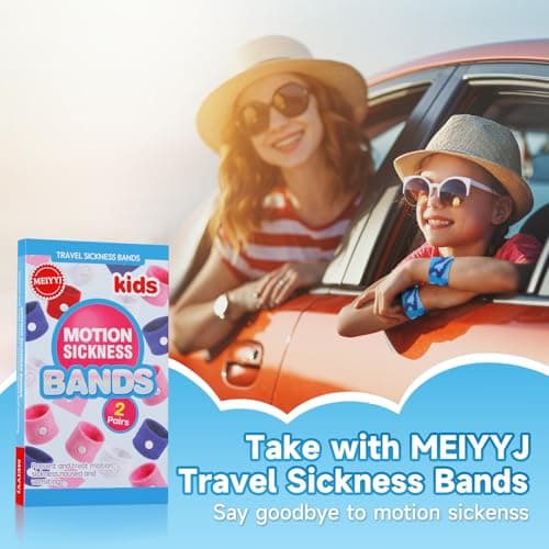 MEIYYJ Travel Sickness Bands Cruise Accessories Must Haves Sickness Bands for Children Gifts for Sea Sickness Wristbands Travel Sickness Kids Wristbands Cruise & Sea Travel Essentials-Camo Blue/Pink — view 6