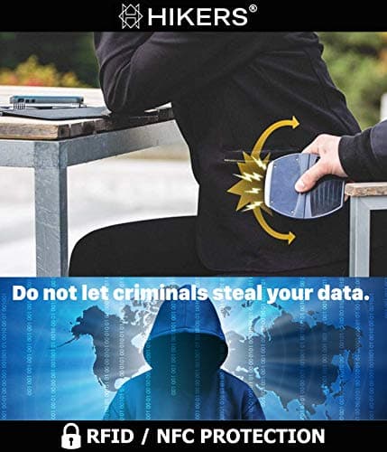 Anti-Pirate Bank Card Case | 12 Pieces | Contact- Blue Card Protection NFC RFID Case | Passport Protector | Bank Card Holder — view 4