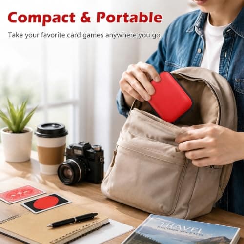 1Pcs Playing Cards Case for UNO,Classic Card Decks,Card Game Storage Case — view 4