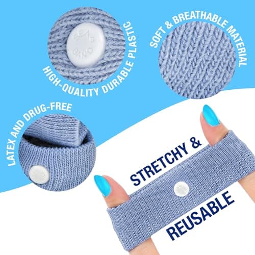 Sea-Band Grey Adult Travel & Motion Sickness Acupressure Wristband, 1 Pair — view 6