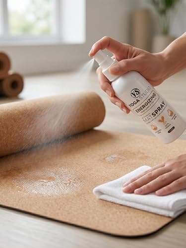 Yoga Studio Relaxing (Lavender & Ylang Ylang) Yoga Mat Wash | Natural Antibacterial Cleaner Refreshing Spray | Non Irritating Sweat Remover | Fitness Gym Equipment Cleaner (150ml) — view 4