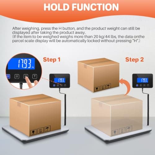 FUNYKICH Rechargeable Postal Scales, 200kg/10g High Precision — view 5