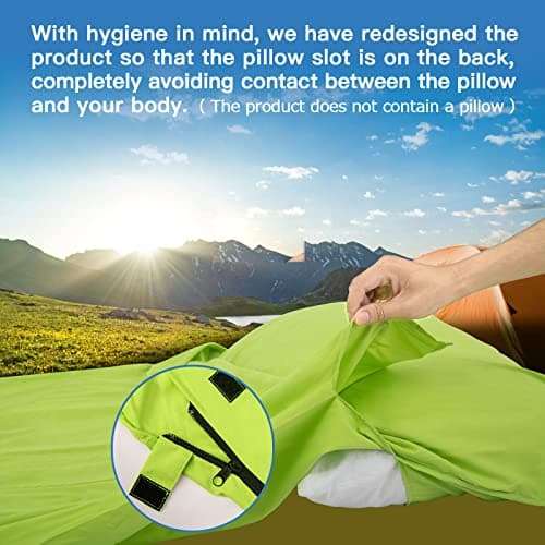 JAICOM Sleeping Bag Liner, Ultralight Travel Sheets, Soft & Portable — view 4