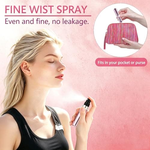 Vesmiga Perfume Atomiser Bottles, 3 Pcs 5ml Refillable Empty Spray Bottles — view 3