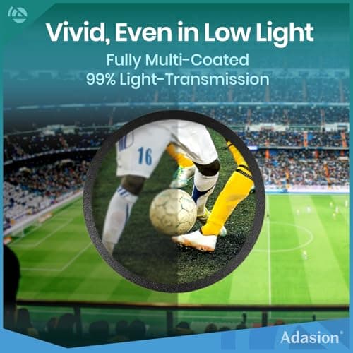 12x42 HD Binoculars for Adults High Powered with Phone Adapter and Tripod — view 3