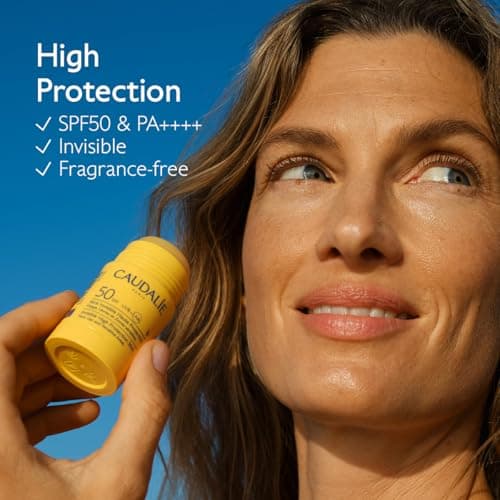 Caudalie Invisible Solar High Protection Stick SPF50, Face Sunscreen, 15g — view 2