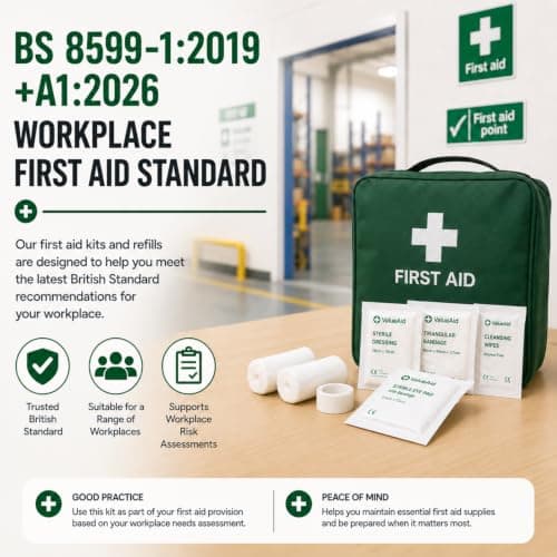 Value Aid BS8599-1 Compliant Workplace First Aid Refill Kit (Large) — view 5