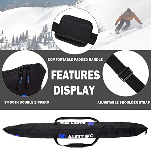 AUMTISC Ski Bag Ski and Boot Bag Combo for 1 Pair of Skis — view 5
