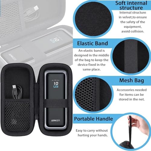 Khanka Hard Case for Anker Prime Power Bank 20,100mAh 220W/20,000mAh 200W — view 5