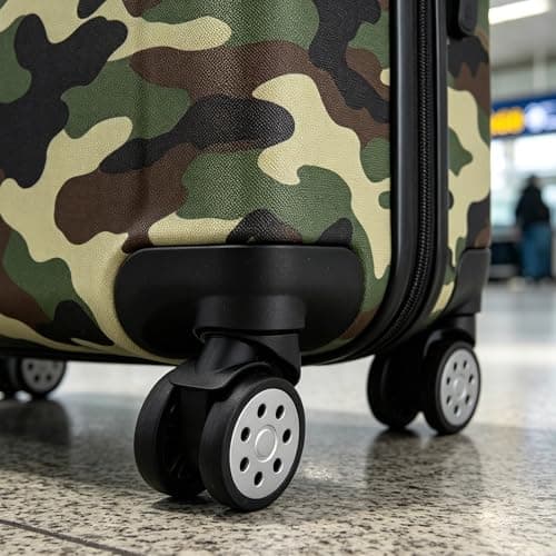 Milisten 2pcs Luggage Wheel Replacement with 360° Swivel Silent Casters, Sturdy Metal and Plastic Construction, Easy Installation for Travel Suitcase Mobility at Airport or Road Trips — view 5