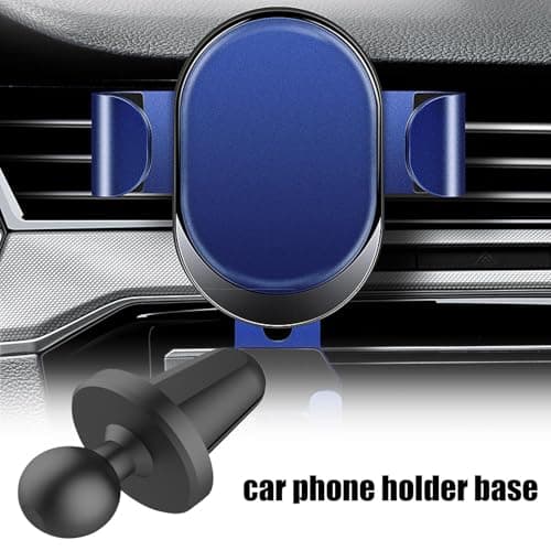 Maciun Phone Holder Car Vent - Wider Spring Clamp Air Vent Cell Phone Mount For Car Hands Automobile Cradle Clip Car Phone Cradle Clips - Car Phone Holder Mount Supplies For SUVs, Trucks, Minivans — view 4