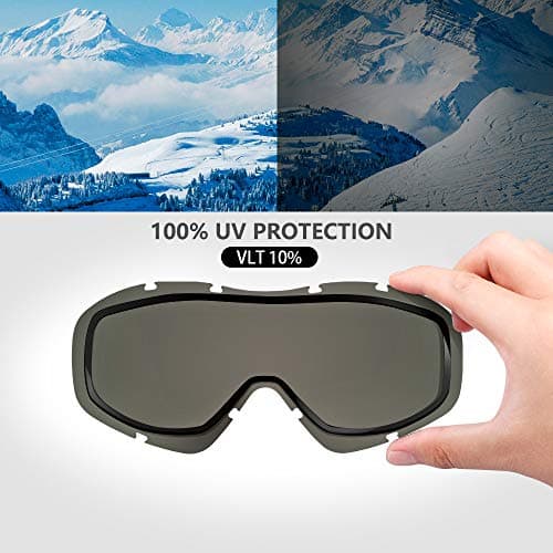 OutdoorMaster OTG Ski Goggles, Snowboard Goggles for Men, Women & Youth — view 3
