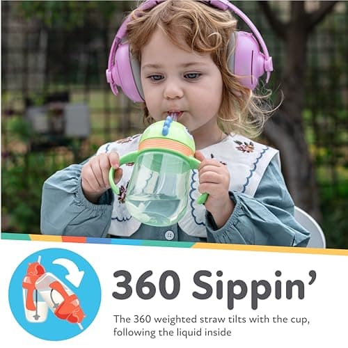 Nuby Character Cup Toddler Water Bottle, 240ml, 6M+, Koala — view 4