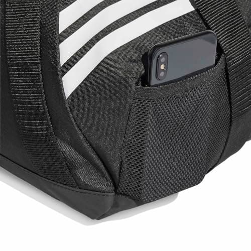 adidas Unisex Tiro Duffle Bag Small Duffel Bag, Black/White, One Size — view 6