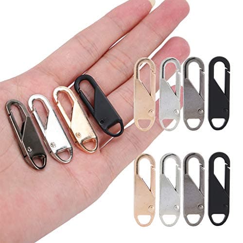 Jiawu Detachable Alloy Zipper Puller Slider Head for Bag Case — view 3