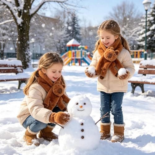 Winter Scarf Cold Weather Soft Fashion Animal Neck Warmer — view 3