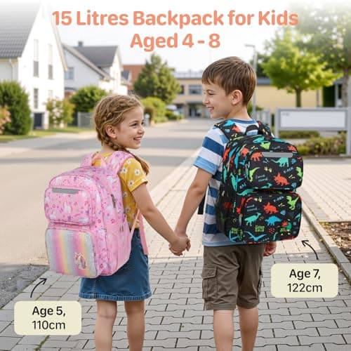 Bagseri Kids Backpack for Girls - 15L School Bag for Kids 4-8 Years — view 2